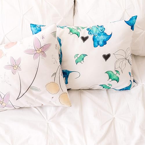 Miniatura 7 de JumpOff Jo Almohada para niños y niñas, almohada de viaje para niños, no necesita almohada, funda de 100% algodón, hipoalergénica, lavable a