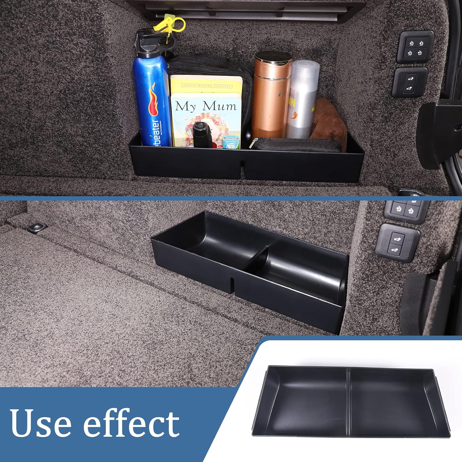 HAPPYHORSE Trunk Storage Box Compatible with Range Rover VOGUE 2013-2022 Car Trunk Side Storage Box Tray Accessories, Item Organizer