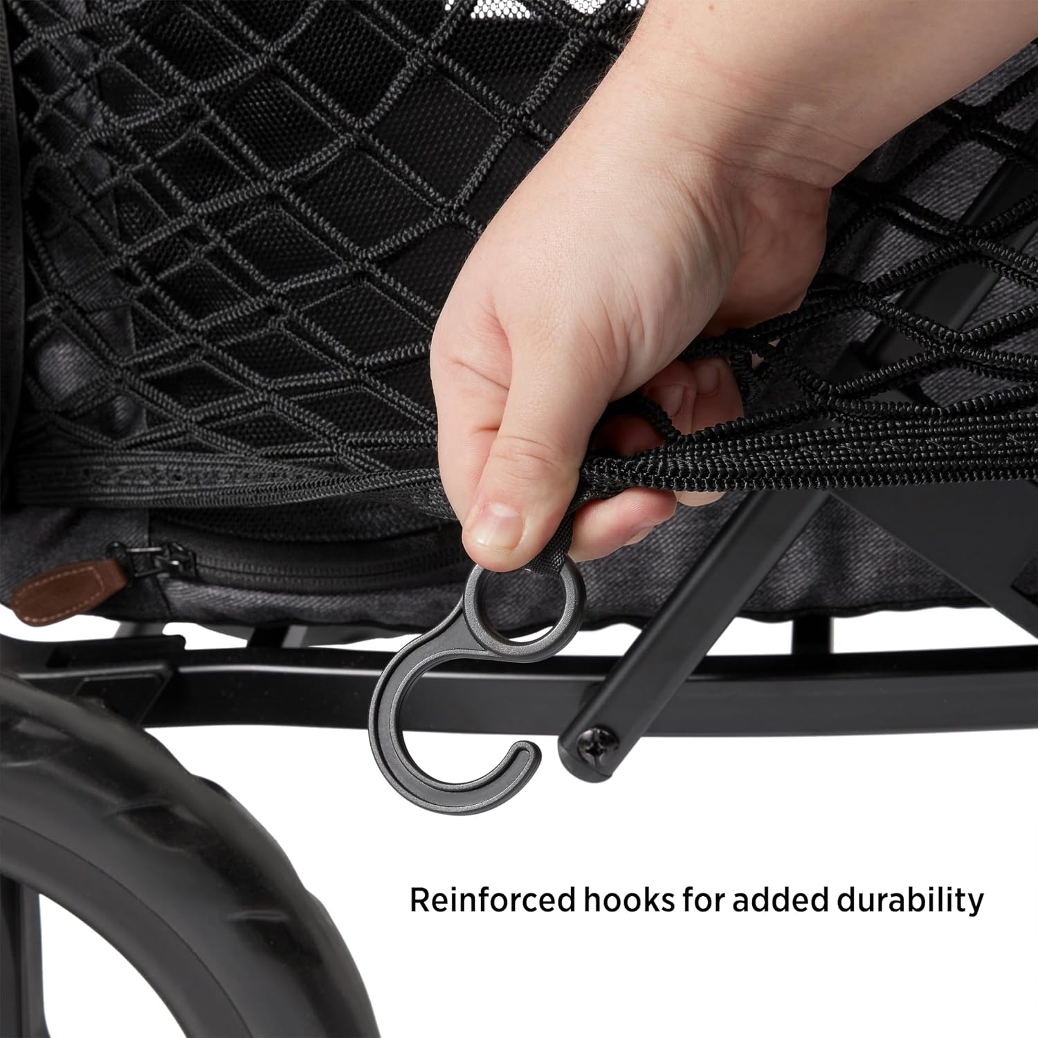 Radio Flyer Voya XT Cargo Net, Rear Storage Net for Stroller Wagons, Durable and Secure Stroller Organizer, Compatible with Voya XT & Voya Quad XT Models