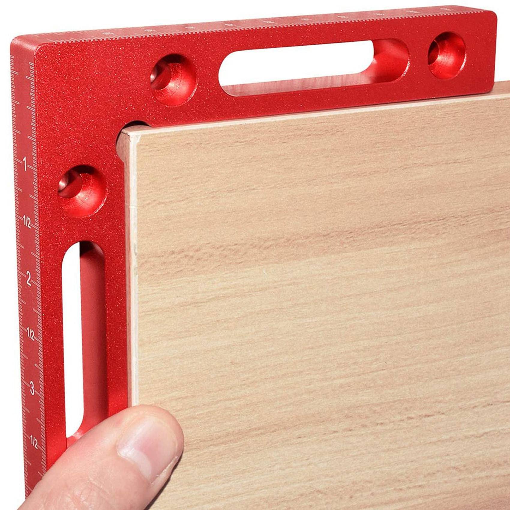 10 Pezzi Nel Lega di Alluminio Quadrati di Posizionamento Un 90 Gradi Morsetti Ad Angolo Retto Lavorazione Del Legno Strumento per Falegname Angolo di Serraggio Quadrato