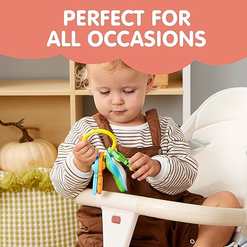 Miniatura 7 de JOYIN Mordedor de llaves de coche para bebés, juguete sensorial de aprendizaje para niños pequeños con música y luces, juguetes musicales para