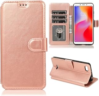 Casos protetores de celular Para Xiaomi Redmi 6A Caixa de telefone de couro PU + TPU à prova de choque