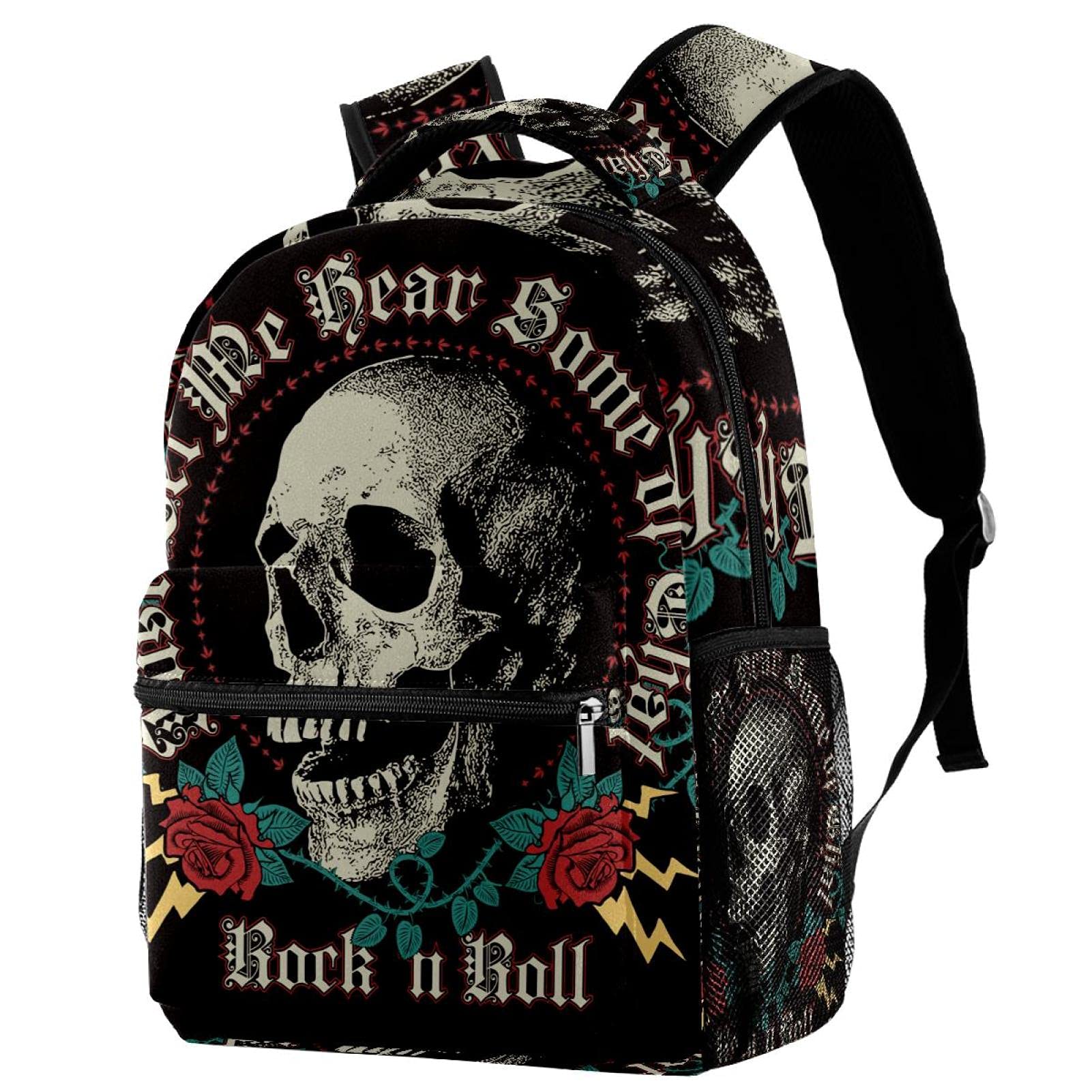 Sac à dos fleurs et crâne multicolore, le cadeau idéal ado - 7