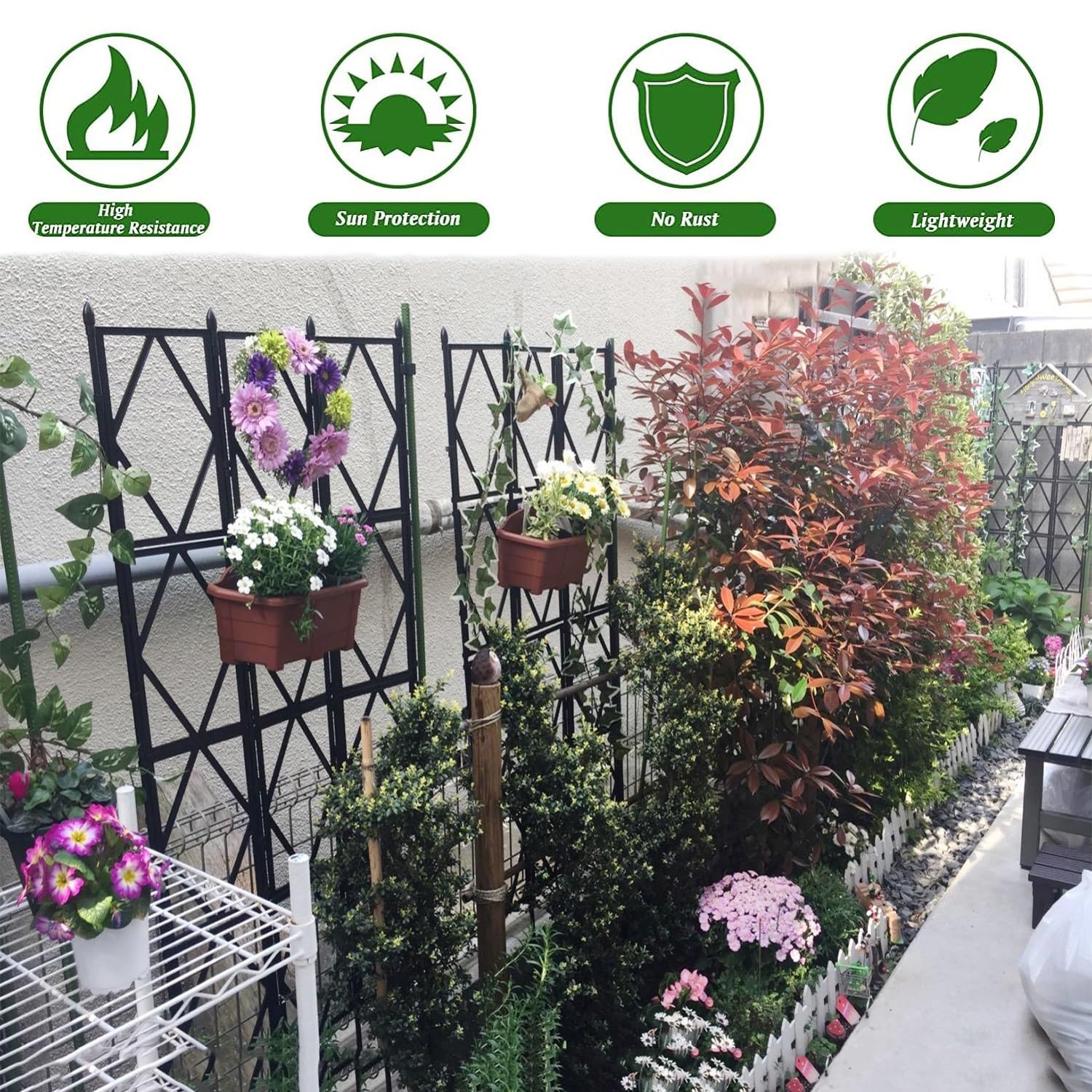 Amazon.co.jp: 大型金属製ガーデントレリス 90cm/120cm/150cm/180cm