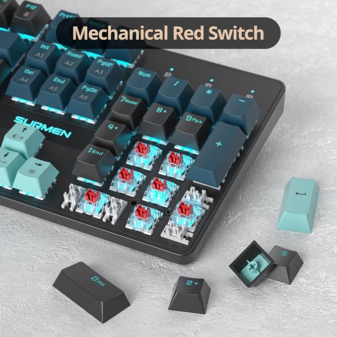 Teclado Mecánico V200 Full Size USB-A RGB miniatura 4
