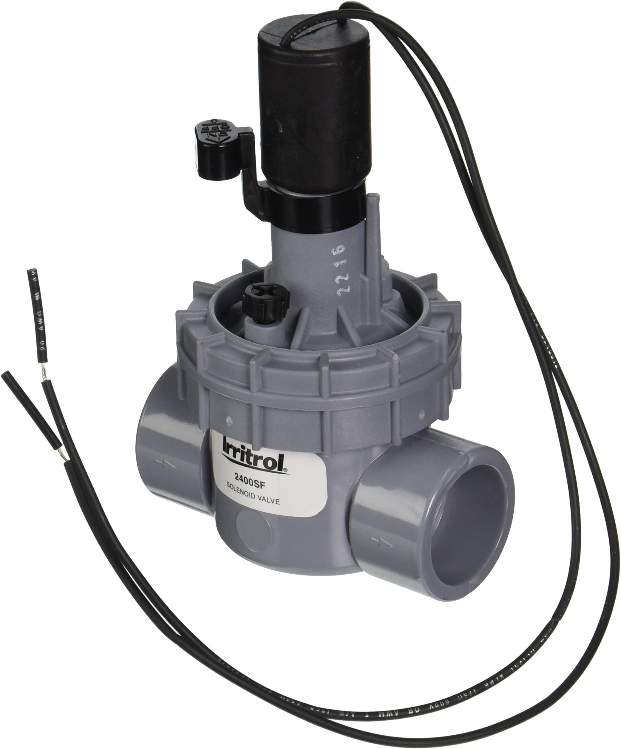 Irritrol 2400SF Globe Valve Slip Connection with Flow Control, 1"
