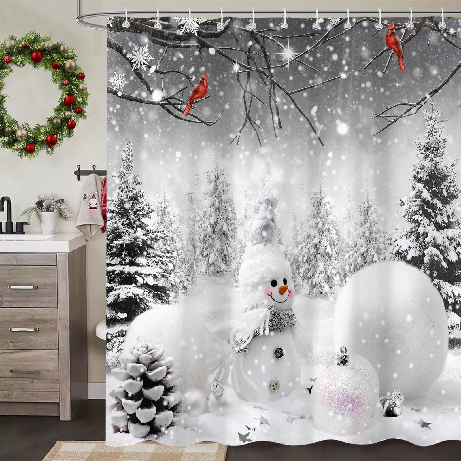 Rideau De Douche Cactus Désert – Motif Coloré Enfant 152x183 Cm | Étanche, 12 Anneaux Inclus, Décoration Salle De Bain
