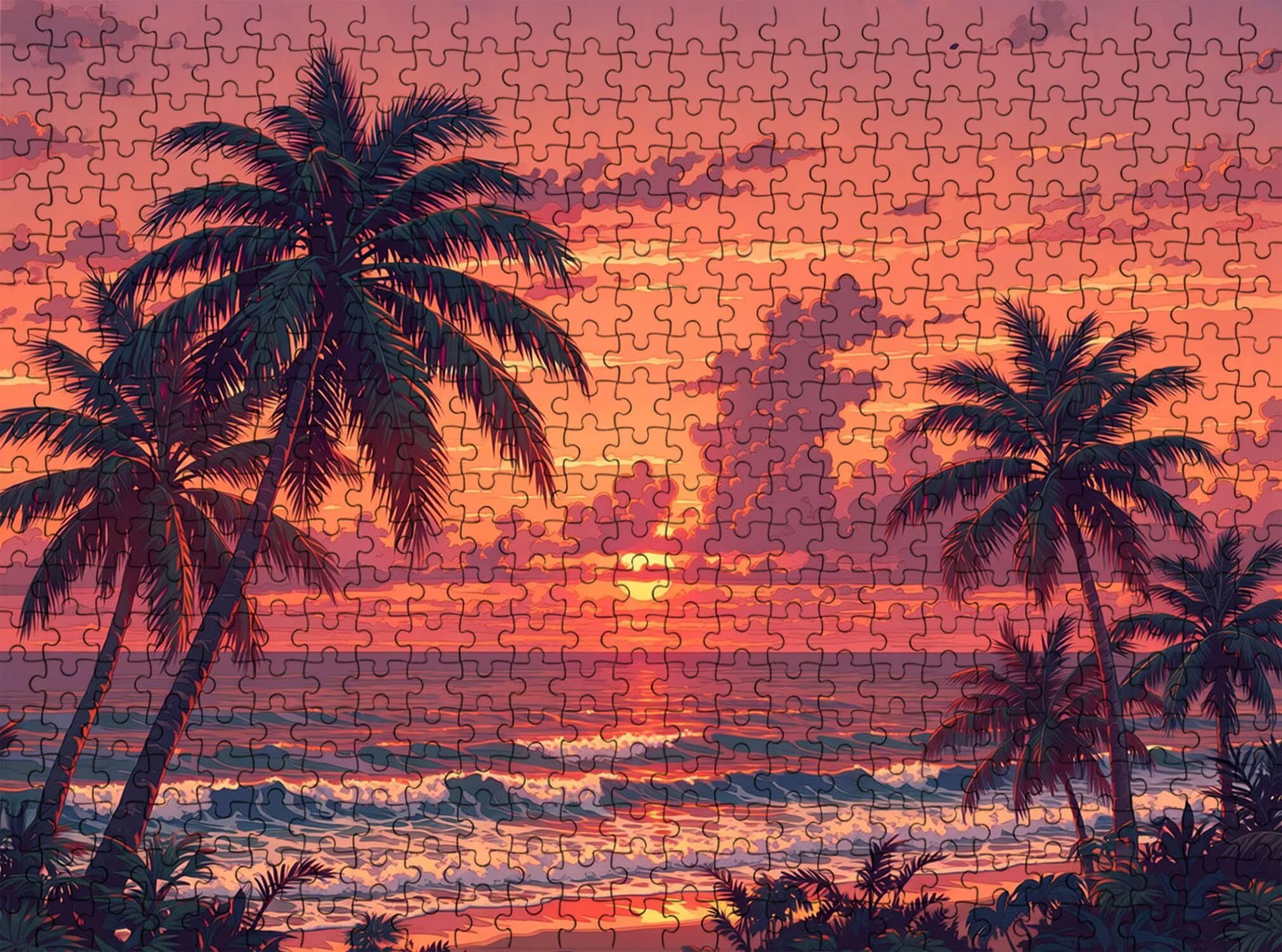 fumetti spiaggia Puzzle 1500 Pezzi per Adulti, Puzzle in Legno - Collezione Classica con Poster Incluso - Sfida di Concentrazione e Passatempo Antistress, Gioco per Famiglia, 87 x 57 cm f0-678