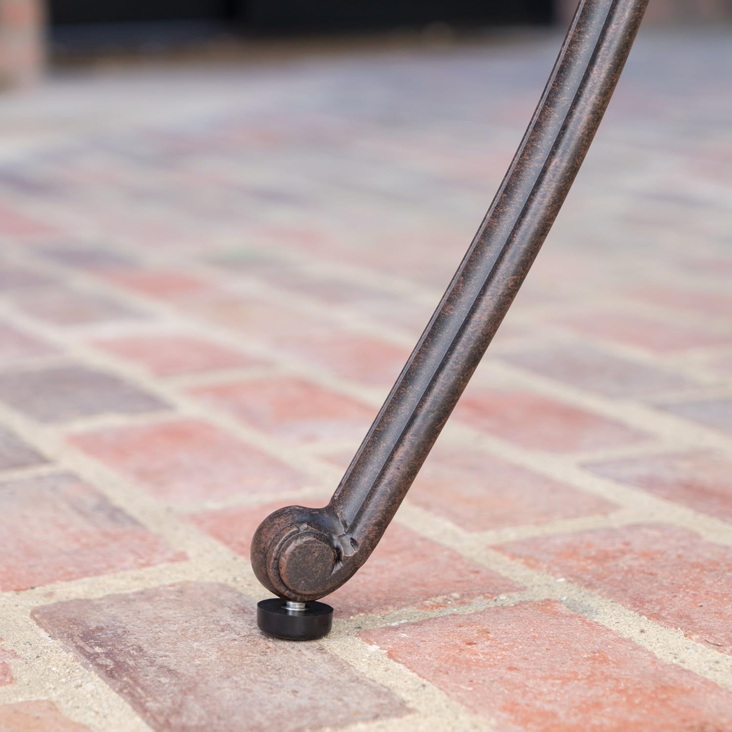 Christopher Knight Home Alfresco Outdoor 37" Cast Aluminum Round Bar Table, Bronze : Patio, Lawn & Garden