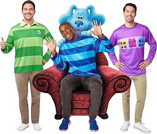 Vista 5 de Rubies Adult Blue's Clues and You Josh Costume Top, As Shown
