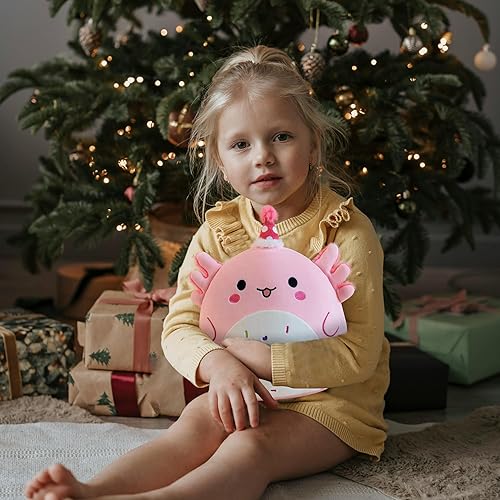 Miniatura 3 de Almohada de peluche de vaca de aguacate, bonito animal de peluche suave, decoración para niños y niñas, color verde, 8 pulgadas