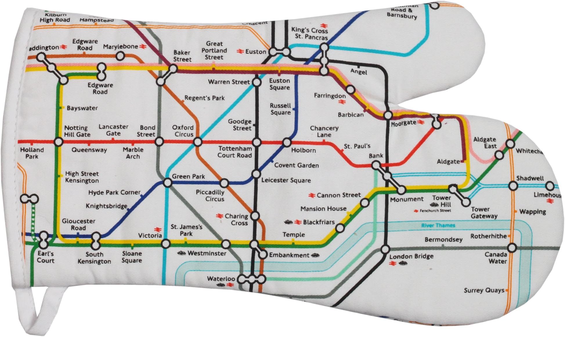 London Underground Oven Mitt