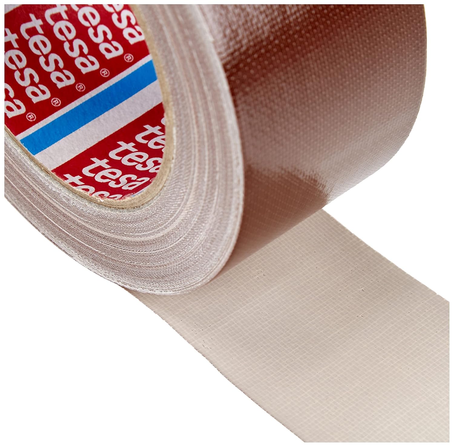 Tesa 4688 - Adhesive Tape, Plastic-Coated Fabric, 50 mm x 25 m, Brown