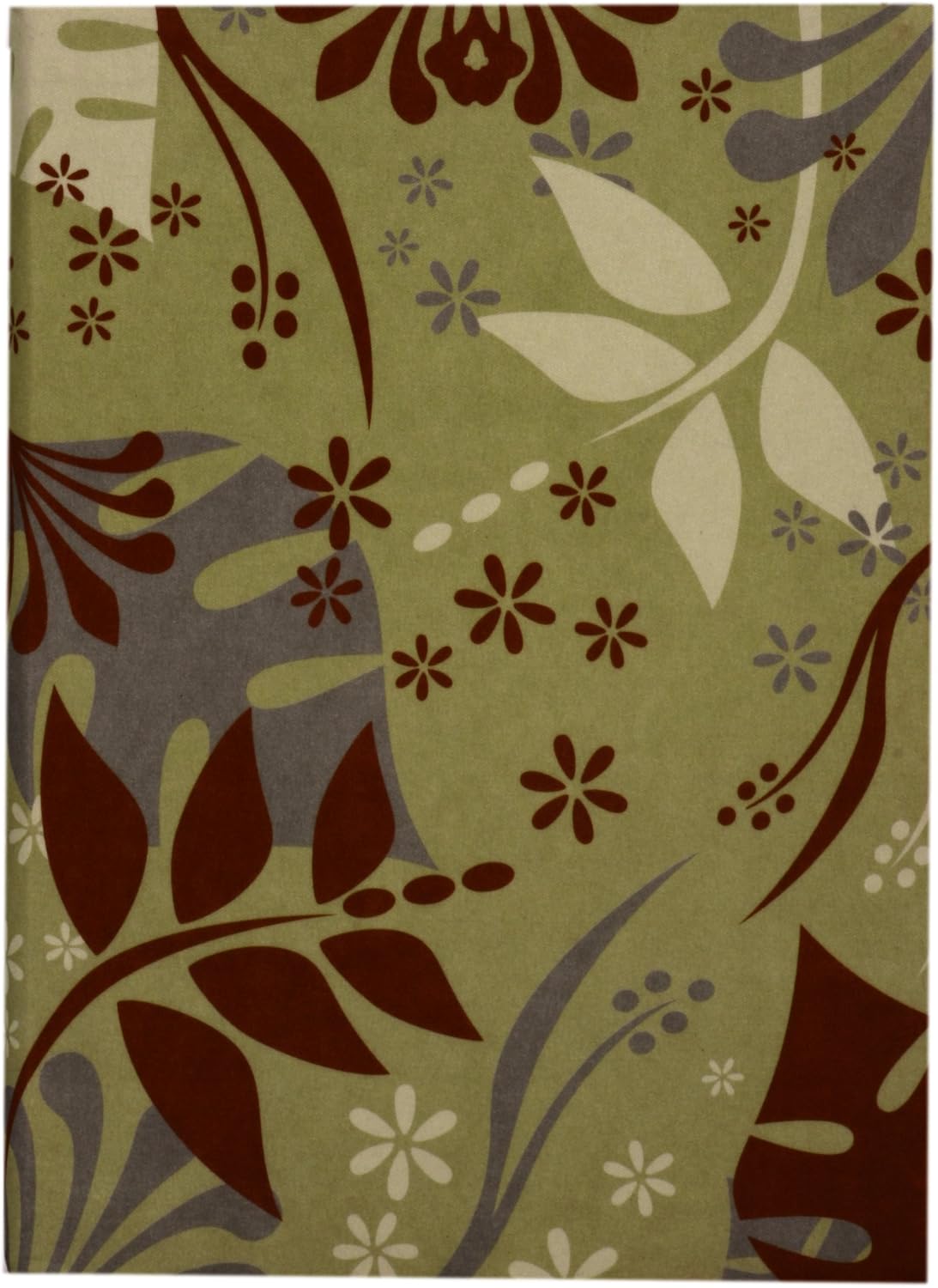 Grandluxe Foliage Soft Notebook, Earth, 192 Sheets, 5.8 x 4.1-Inches (312497)
