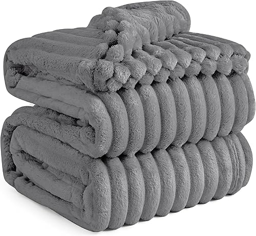 Miniatura 47 de Bedsure GentleSoft - Manta de forro polar azul para sofá, mantas suaves y acogedoras para mujer, lindas mantas pequeñas para niñas, azul claro, 108