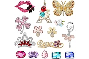15-Piece Designer Shoe Charms for Women's Crocs