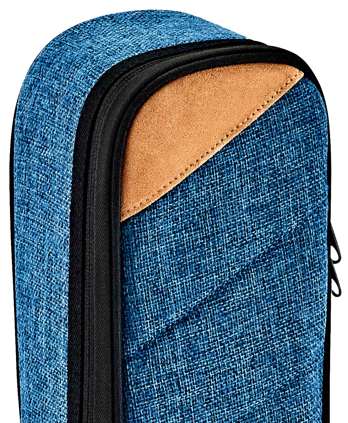 Ortega Guitars Ukulele Soft Case - Tasche für Tenor Ukulele - Höhe 67,5 cm - Breite 23 cm - Baumwolle / Leinen, Blau (OSOCAUK-TE-OC)
