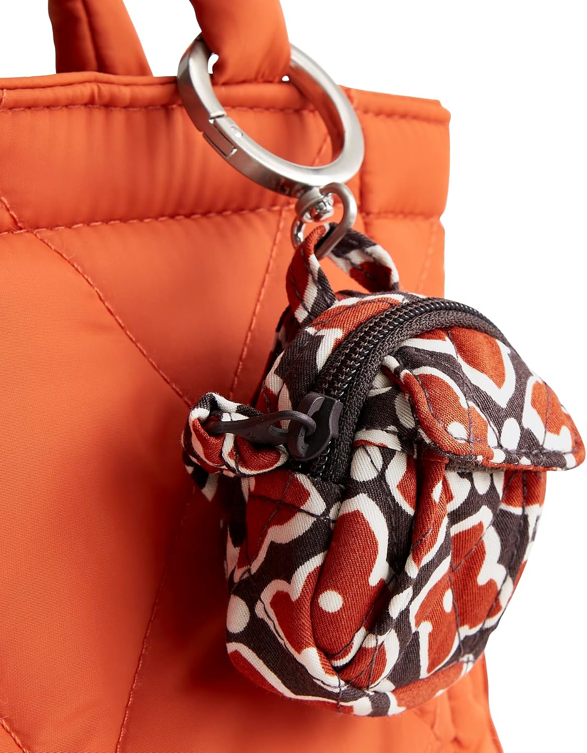 Vera Bradley Women's Premium Cotton Original Backpack Bag Charm, Moorish, One Size image 2