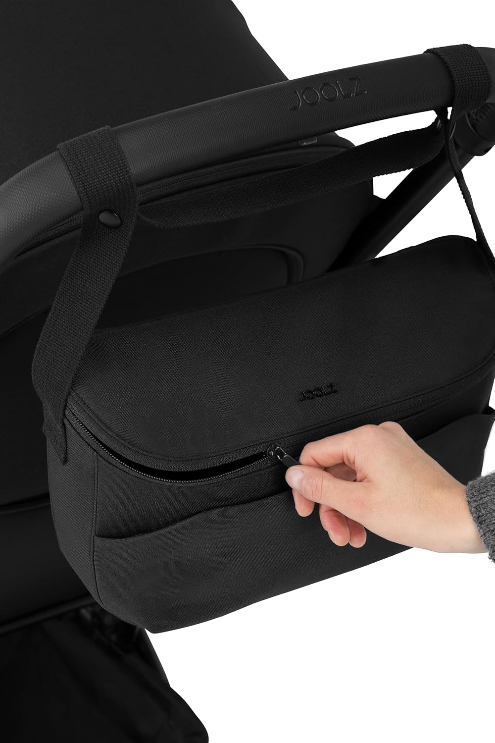 Joolz Organizer - Compact Accessory for Baby Stroller, Pushchair or Buggy - Easy to Attach - Baby Must Have Travel Essential- Extra Storage - Compatible with GEO/AER/HUB/Day Collections (Space Black)