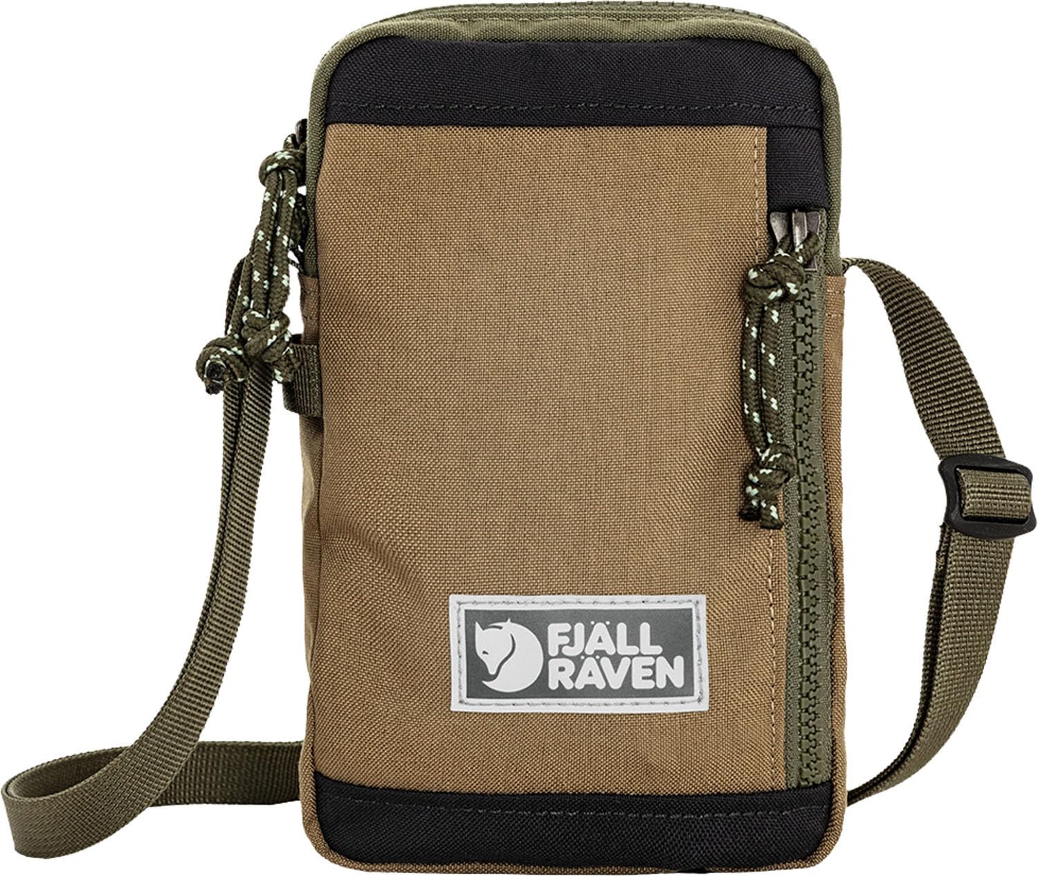 Fjällräven cross body bag Vardag Pocket Green - Clay light brown