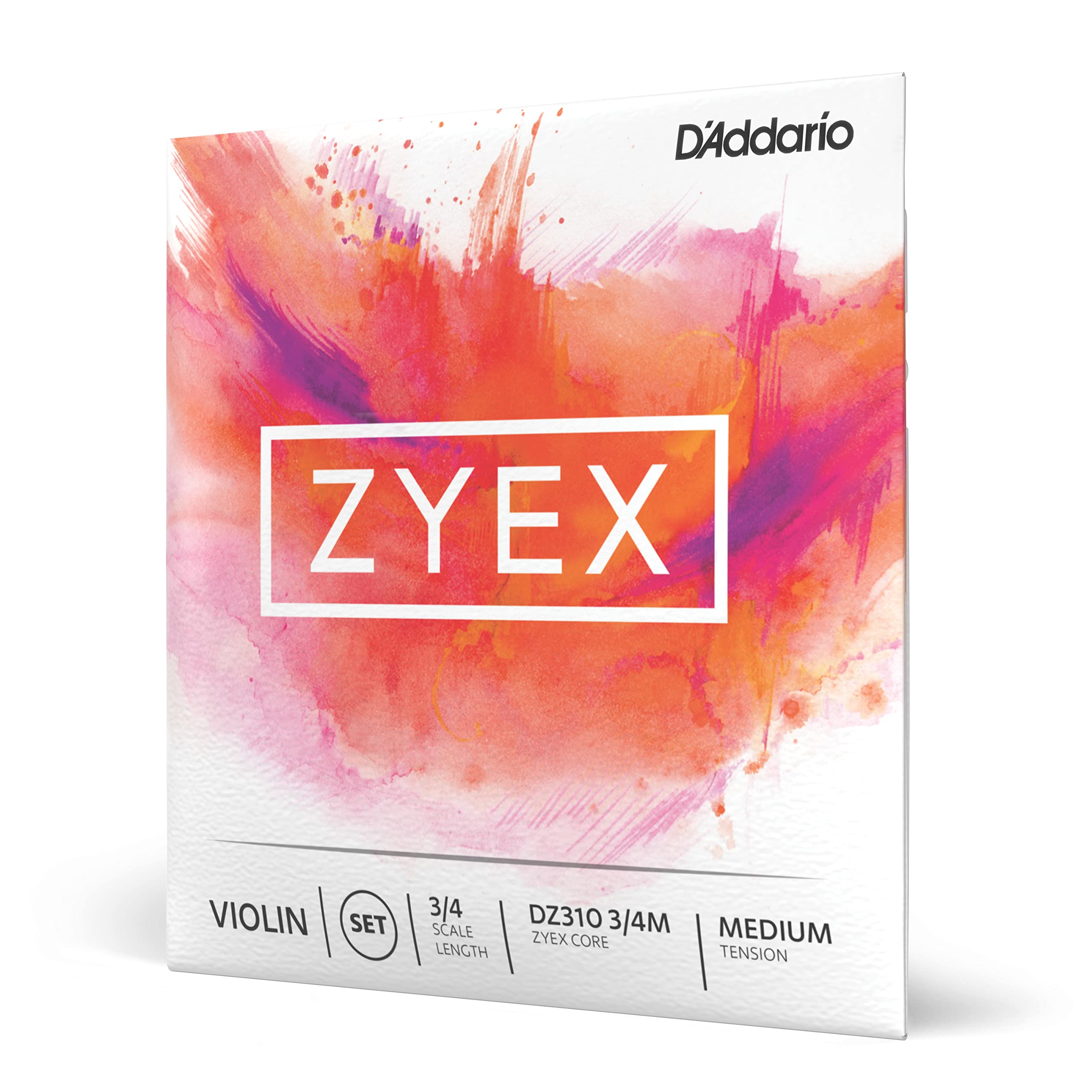 Set di corde D'Addario Zyex per violino, scala 3/4, tensione media
