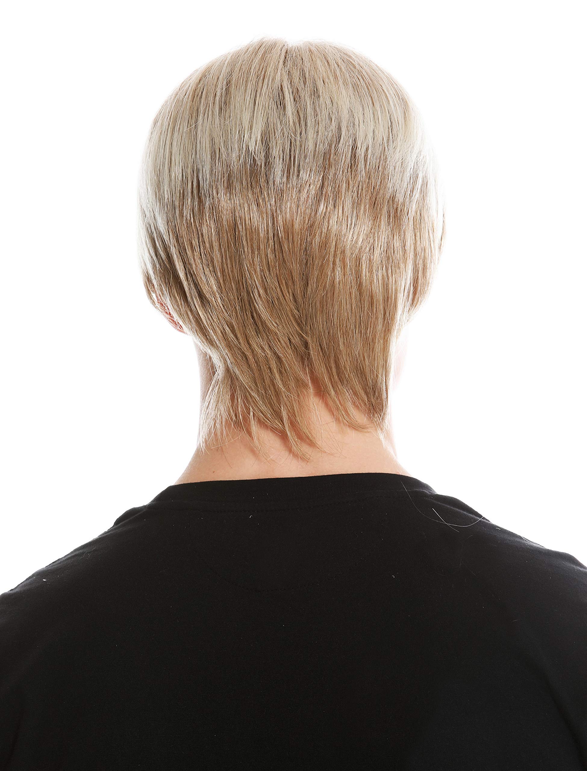 WIG ME UP - TYL-019-MT-16H613 Parrucca Uomo Corta Liscia Monofilamento Biondo medio Biondo chiaro Mix biondo Mèches