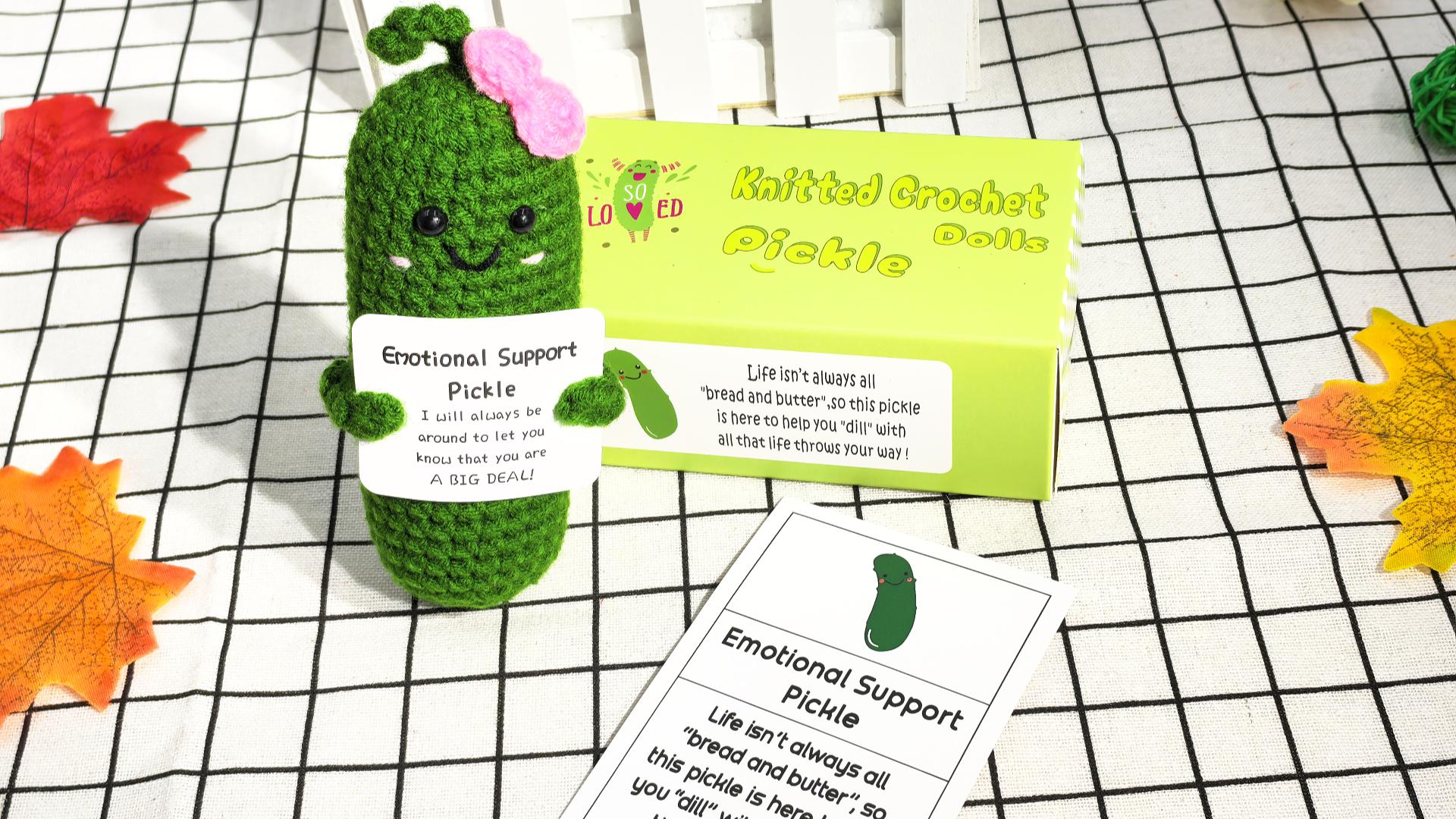 Amazon.com: SIMXEHAY Emotional Encouraging Pickle,Funny Pickle