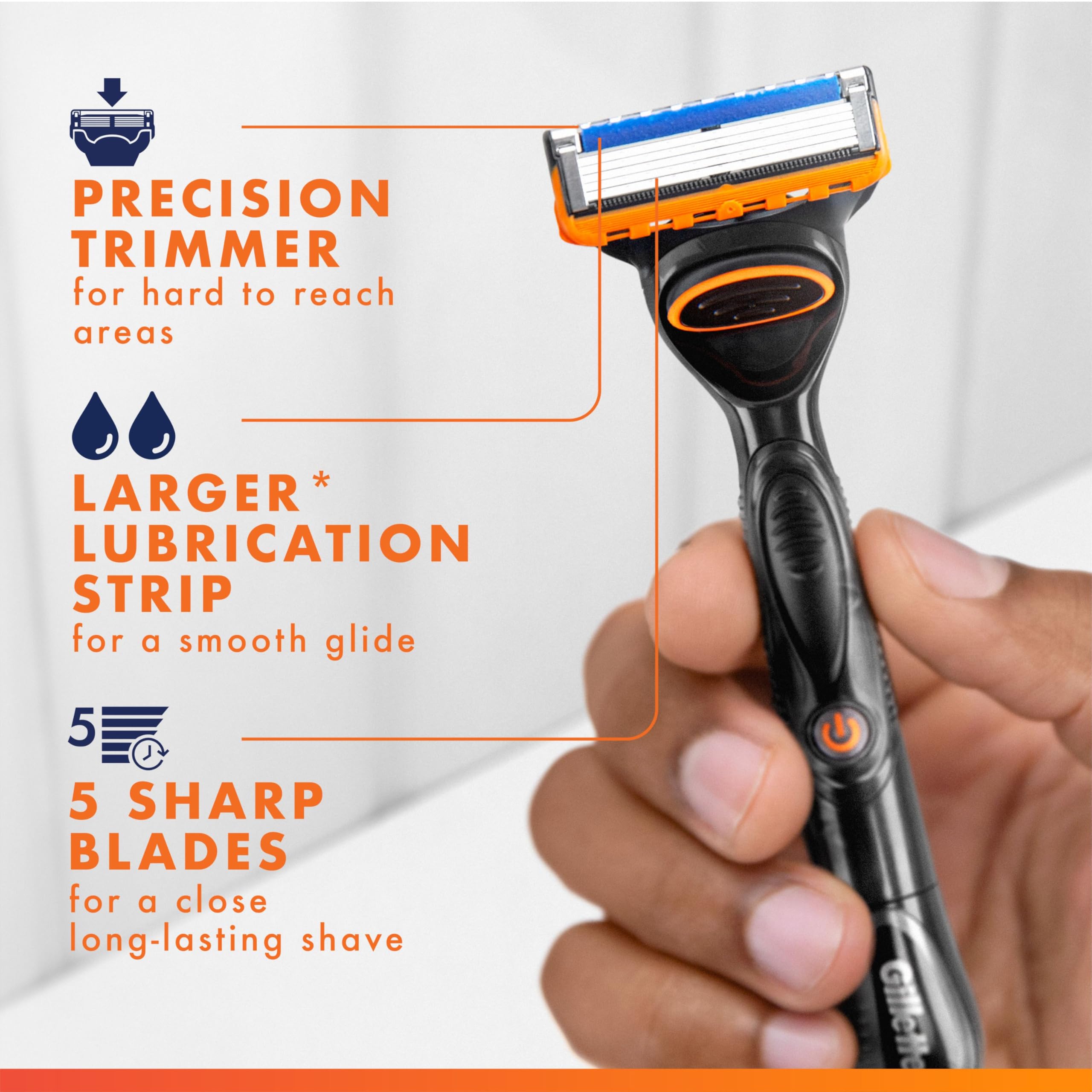 Gillette Fusion5 Razor Refills - 8 Count -3 Gillette Fusion5 Razor Refills - 8 Count -3