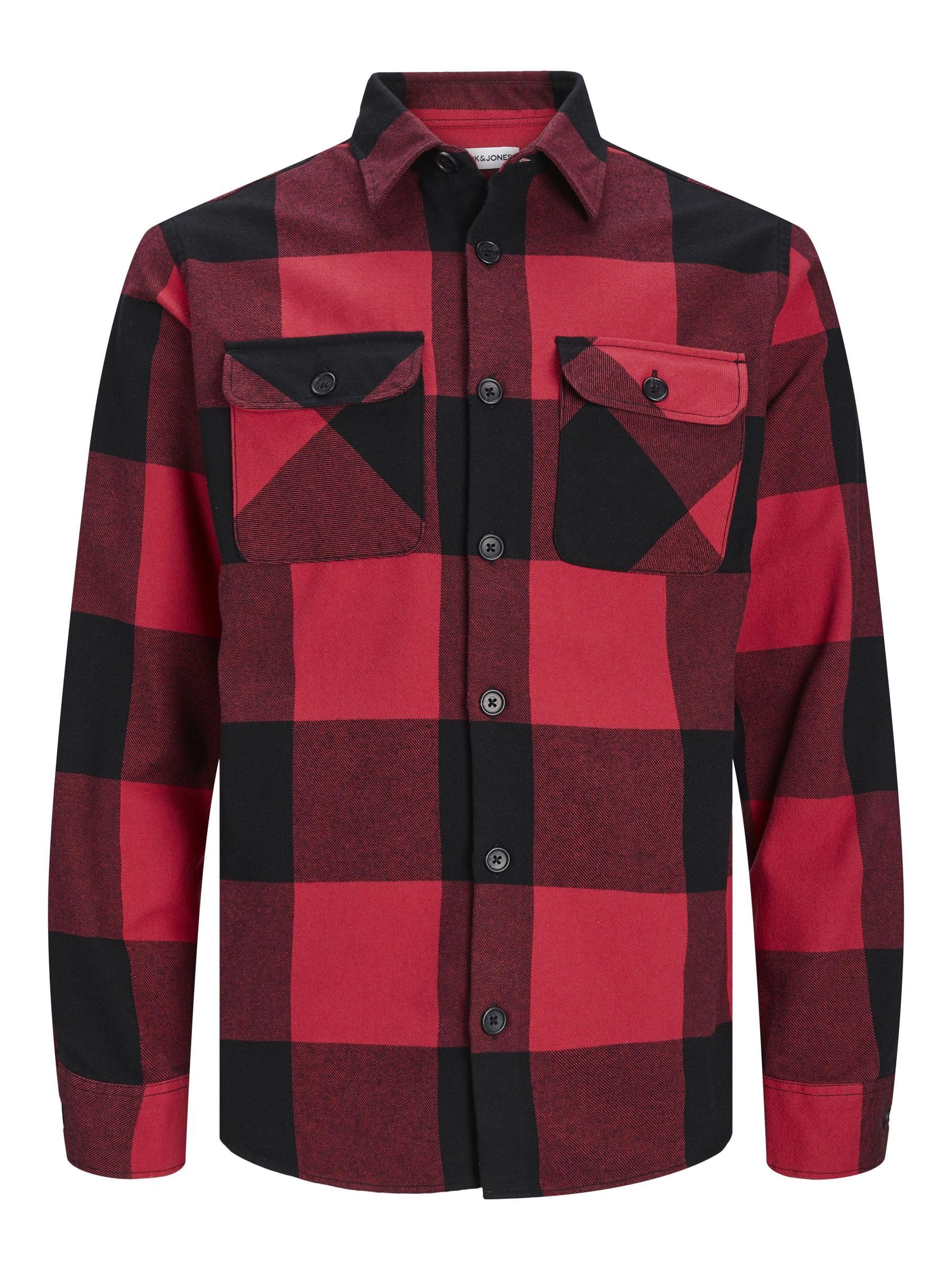 JACK & JONES Mens OshrtLs True Red XS