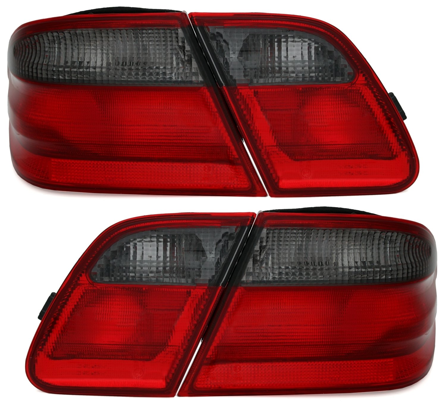 AD Tuning GmbH & Co. KG Set luci Posteriori, Rosso – Nero, Effetto Face Lift