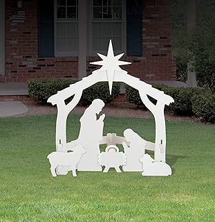 Amazon Com 100 To 200 Outdoor Nativity Scenes Outdoor