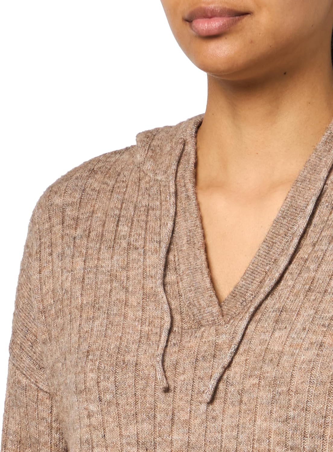 Lucky Brand womens Pullover Ribbed Hoodie (7gg) - Image 3