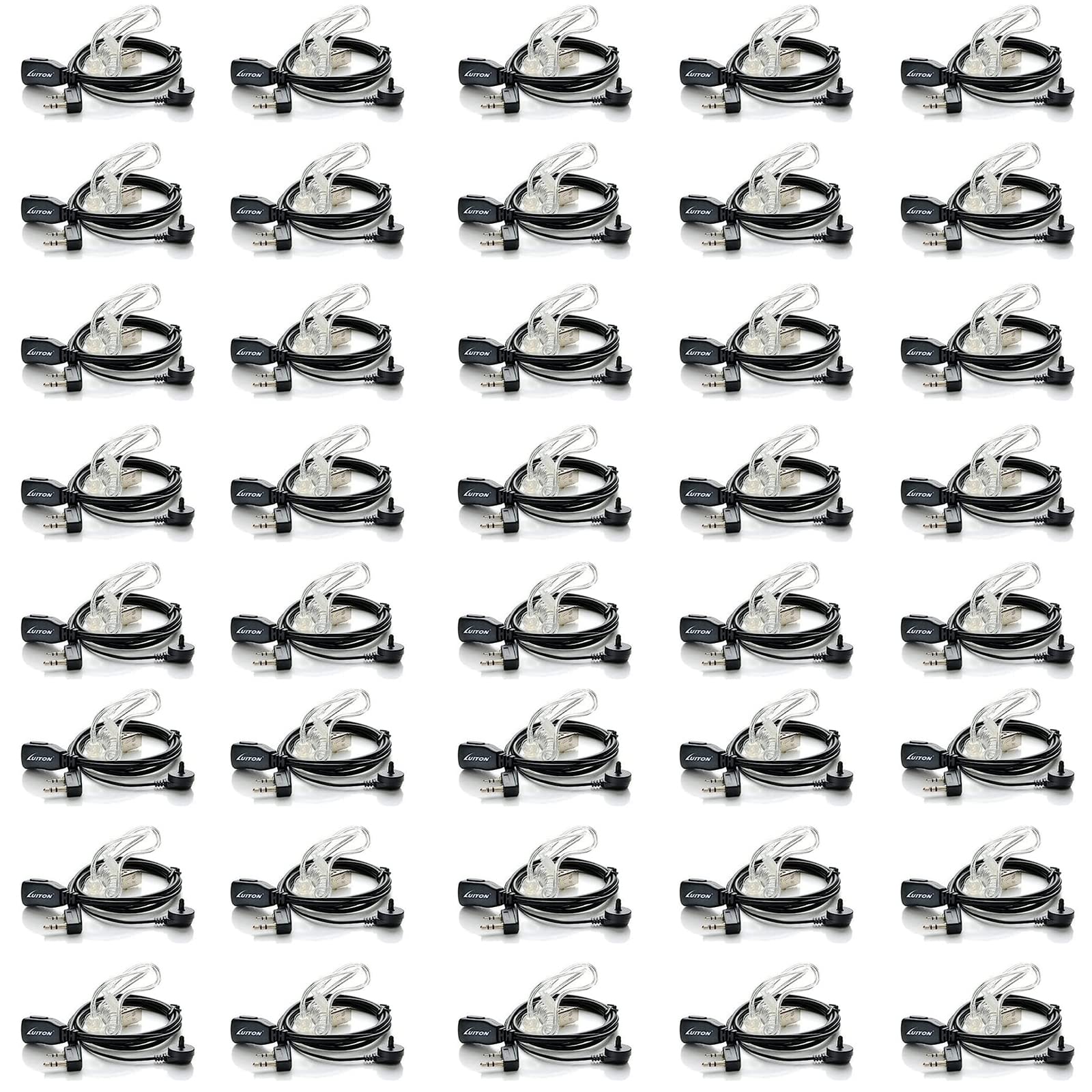 Auriculares con microfono de alta claridad para radios Arcshell y Retevis en lote de 40 7