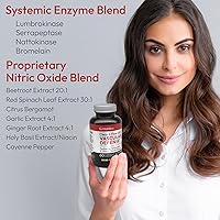 Vista 4 de Nattokinase 2000 FU – Nitric Oxide Booster with Beet Root, Lumbrokinase & Bromelain for circulation, blood flow and vascular support. High-potency