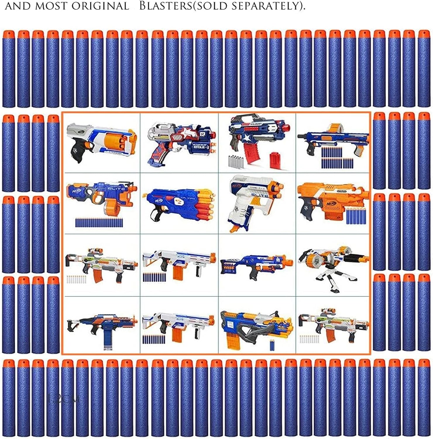 Dart Elite Refill Pack, 200pcs Foam Darts for Elite Series Blasters Kid Toy Gun