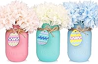 Vista 16 de CNVOILA Regalos del Día de San Valentín para Ella, Para Esposa de Esposo, Frasco Mason de San Valentín Esmerilado, Elegante Decoración