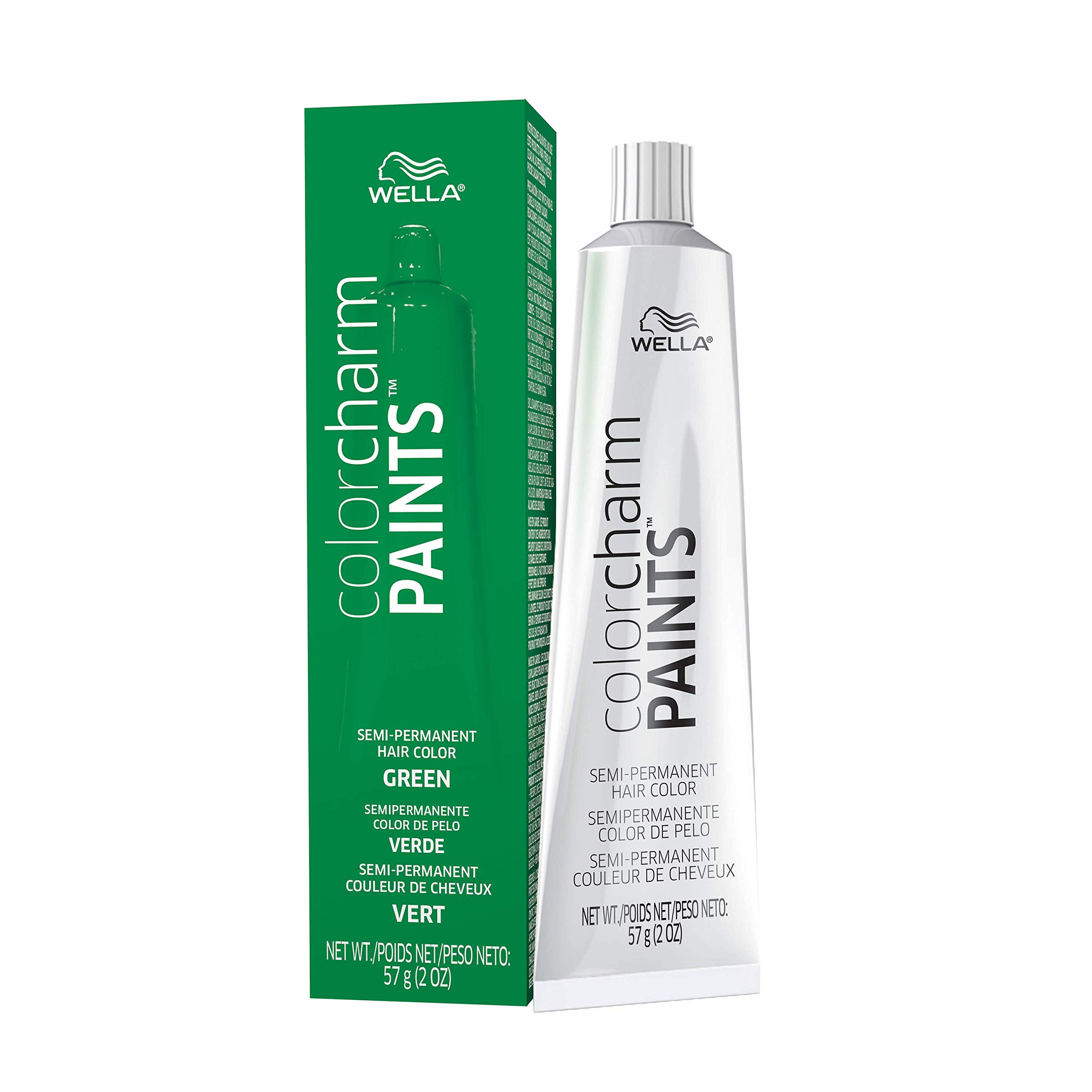 Color CharmWELLA Paints Semi-Permanent Hair Dye for Temporary Hair Intermixable Shades, Green