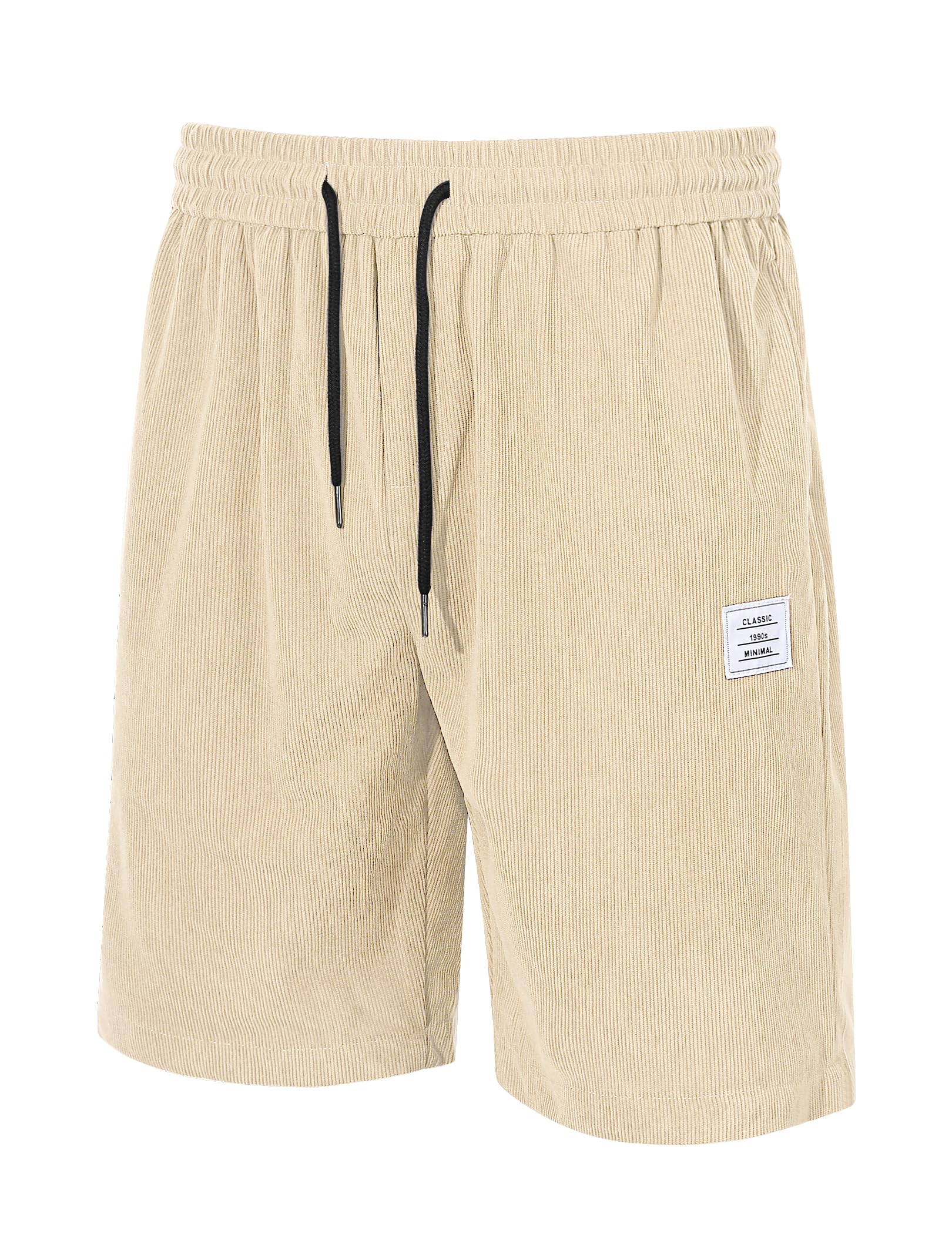 TARAINYA Velluto a Coste Pantaloncini Uomo Cotone Coulisse Estivi Causal Pantaloni Corti Uomo con Tasche