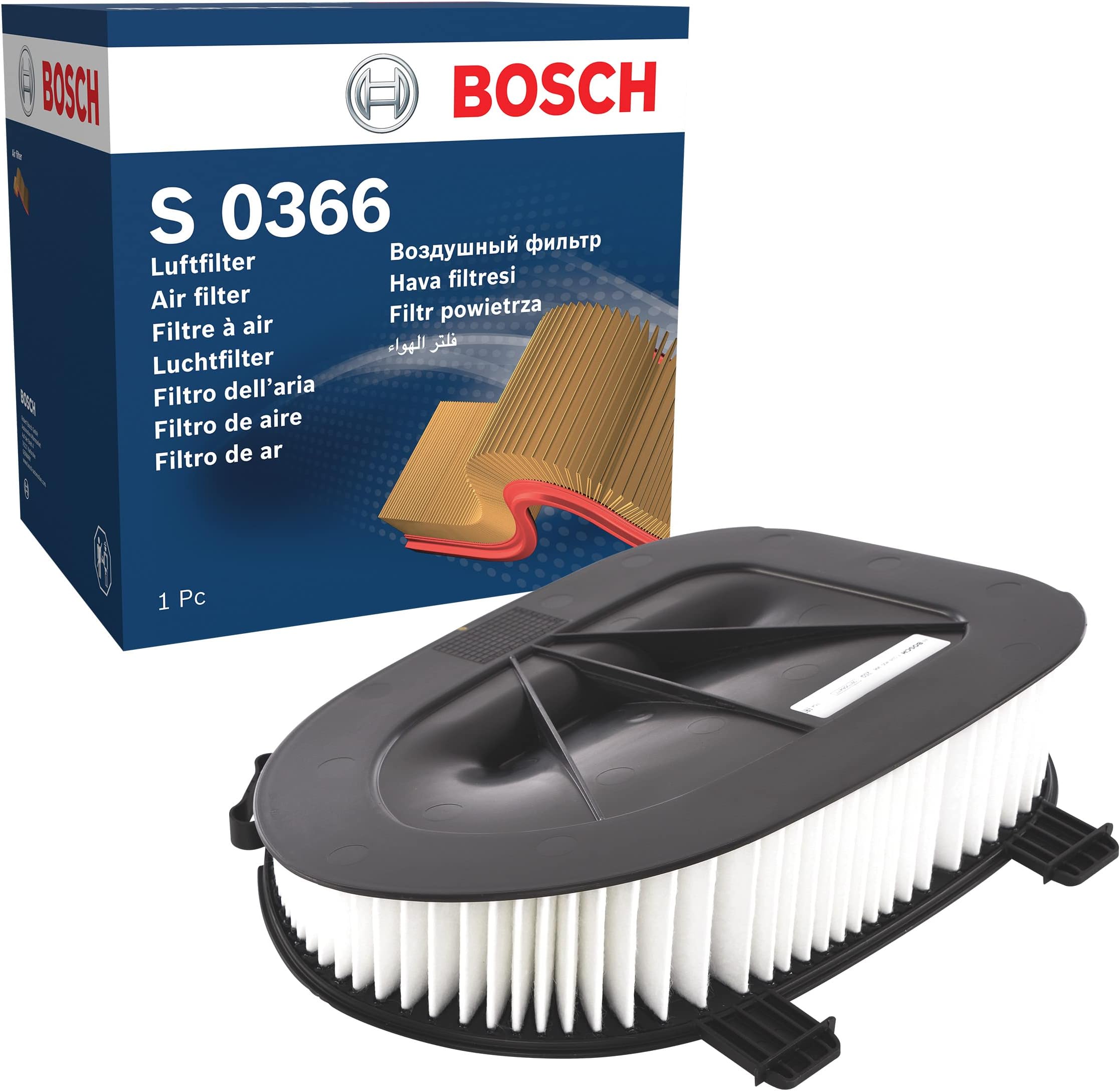 Bosch Luftfilter S0164 – Hochwertiger Ersatzfilter Für Saubere Motorluft, Vielseitig Passend