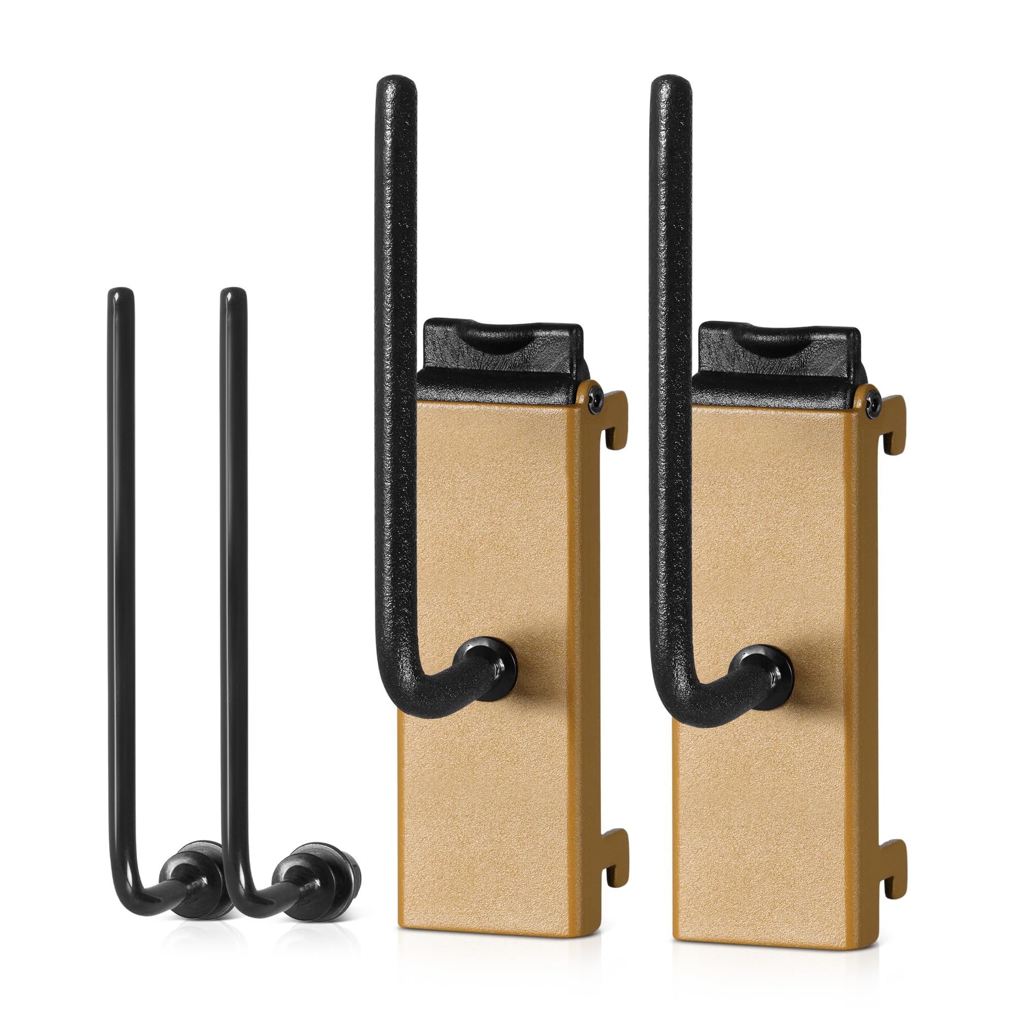 Savior Equipment Wall Rack System Angle Adjustable Pistol Barrel Holder Attachment Handgun Revolver Wall Mount Hanger, Tan