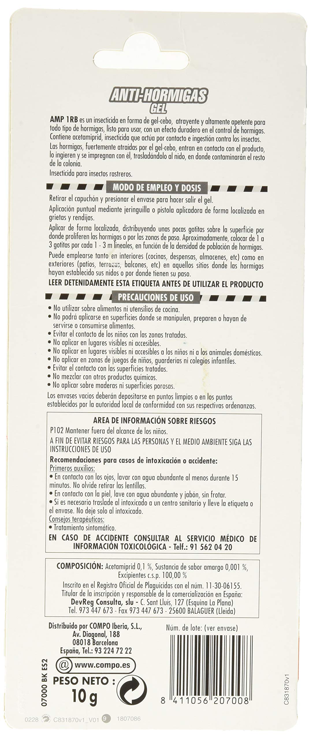 Amazon.es: COMPO Iberia: BARRERA DE INSECTOS