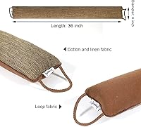 Vista 2 de fowong Tope para debajo de la puerta para la parte inferior de las puertas, bloqueador de ruido de puerta de 36 pulgadas, insonorización, bloque