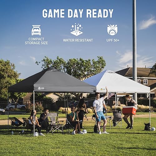 Miniatura 8 de CROWN SHADES - Toldo plegable instantáneo con bolsa de transporte para exteriores, 10 x 10 pies