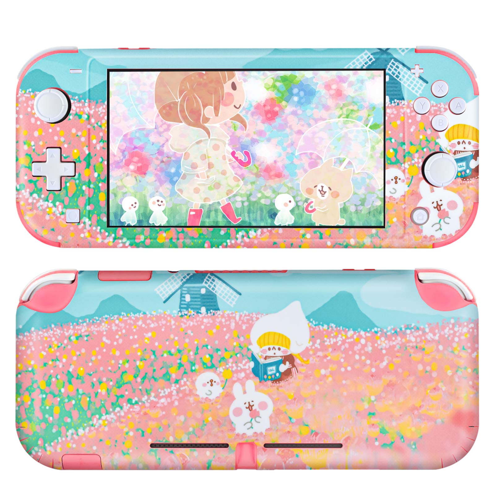 DLseego Switch Lite - Adhesivo de piel con bonito patrón de envoltura completa, compatible con Switch Lite, multicolor
