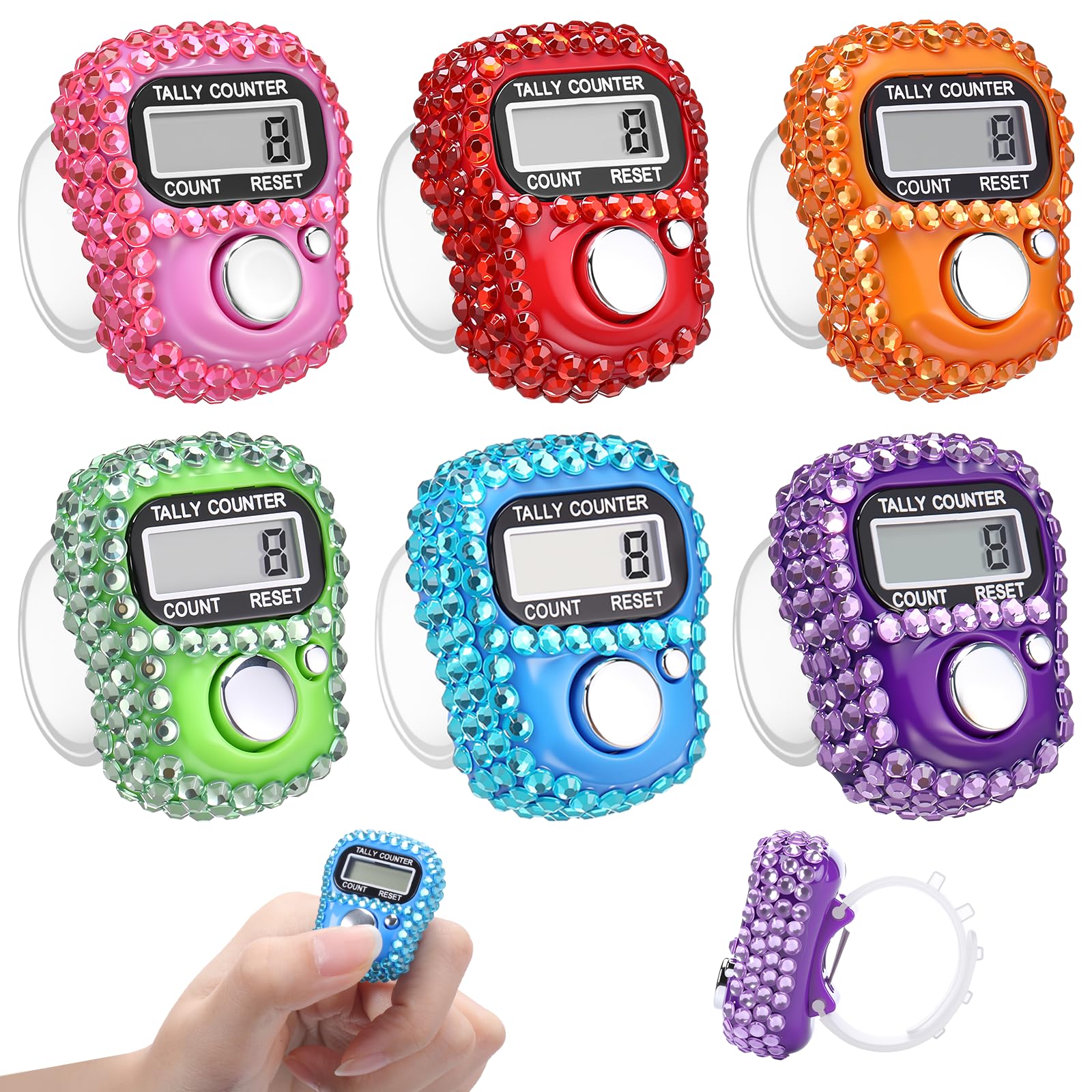Simgoing Tasbeeh Counter Electronic Finger Clicker Counter