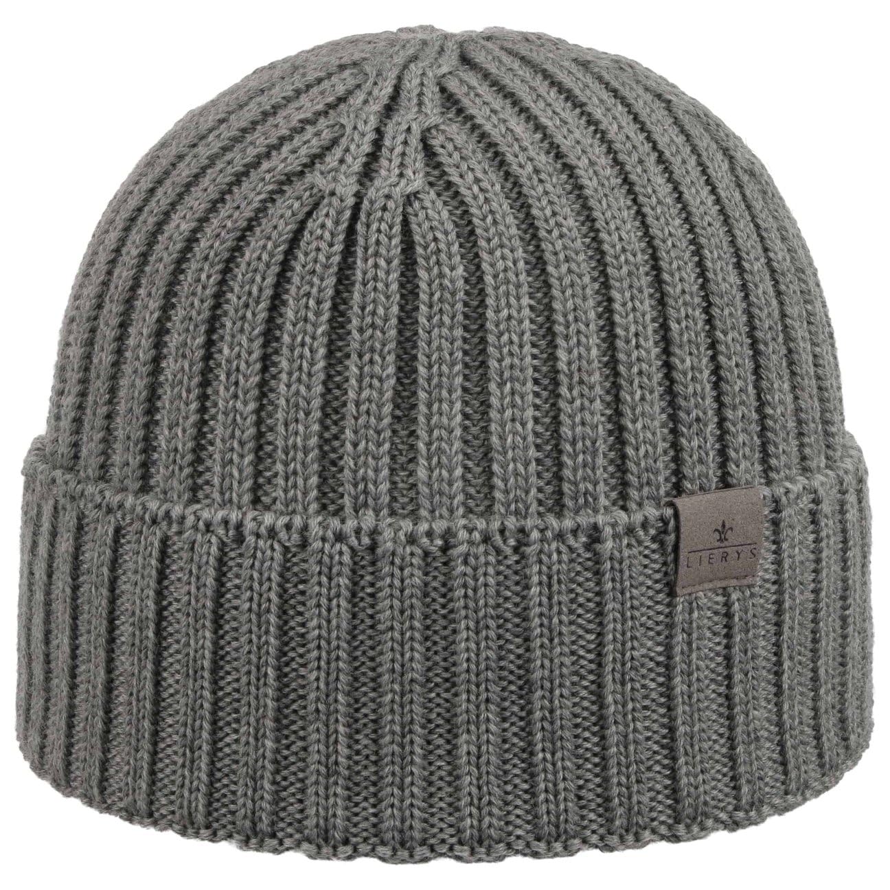 Lierys Bonnet a cotes Merino en Tricot Unicolore Fabrique en Allemagne Unisexe Automne Hiver