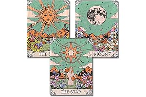 AIBOERL Pack of 3 Witchy Tarot Card Diamond Paintings