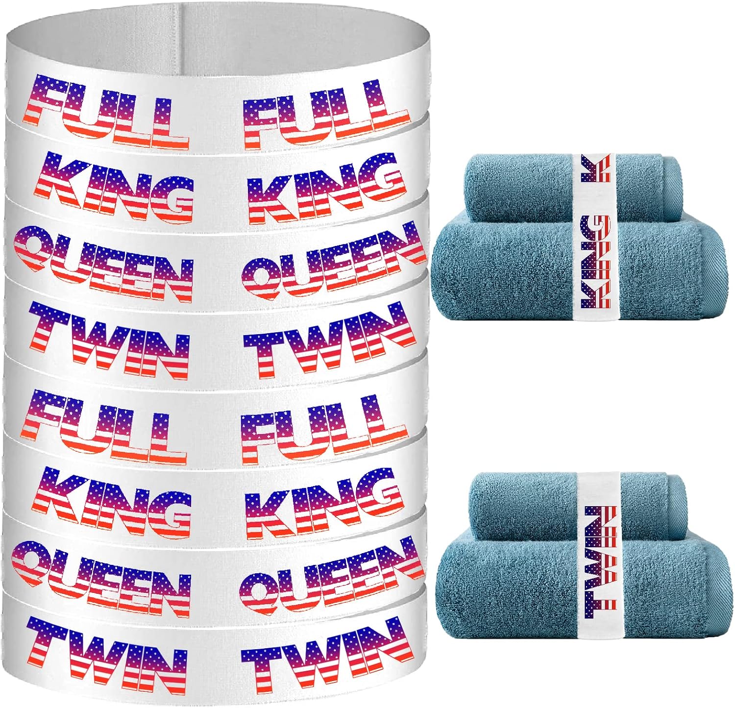 8 Pcs Bed Sheet Organizer Sheet Set Organizer Bands Keepers Closet Organization King Twin Full Queen Sheet Straps Elastic Bed Sheet Storage Bedding Band Closet Organizer for Wardrobe Dorm Laundry Room