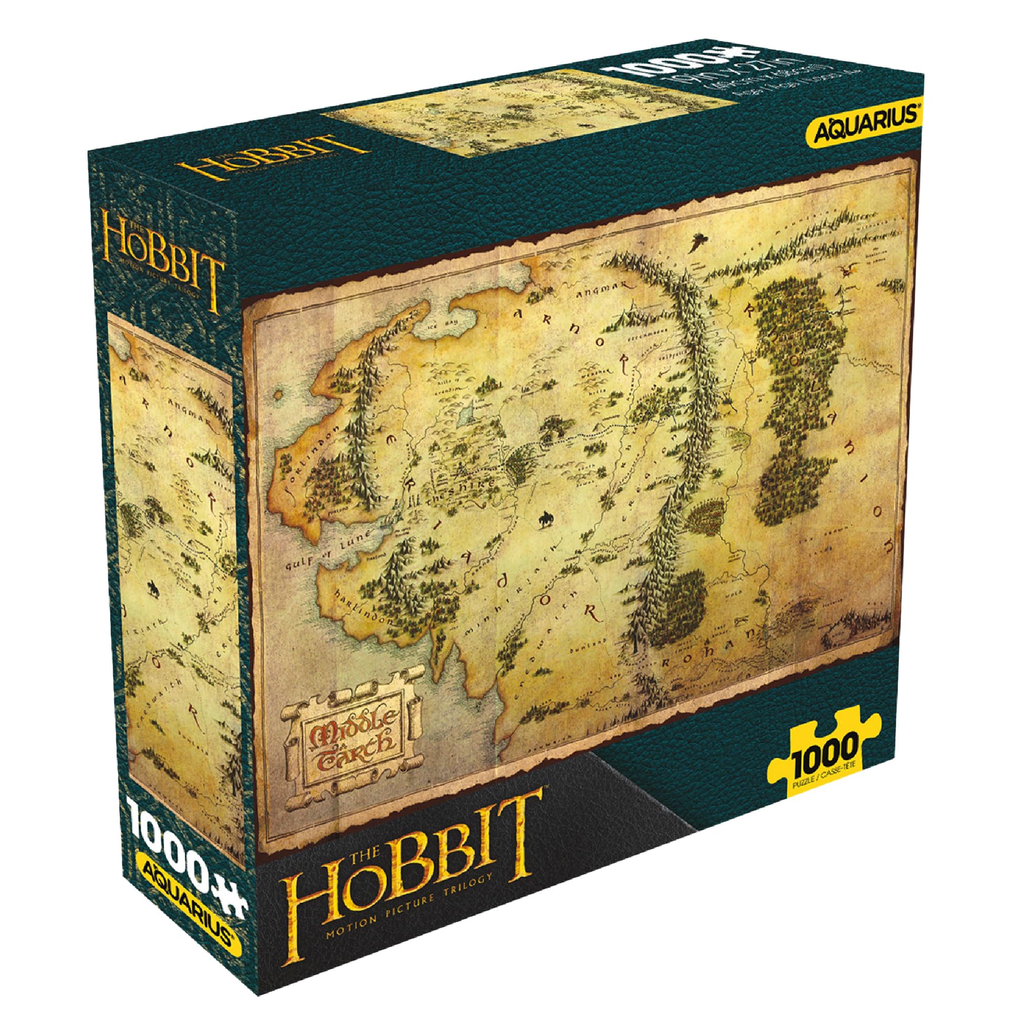 Aquarius The Hobbit Middle Earth Map 1000 Piece Jigsaw Puzzle