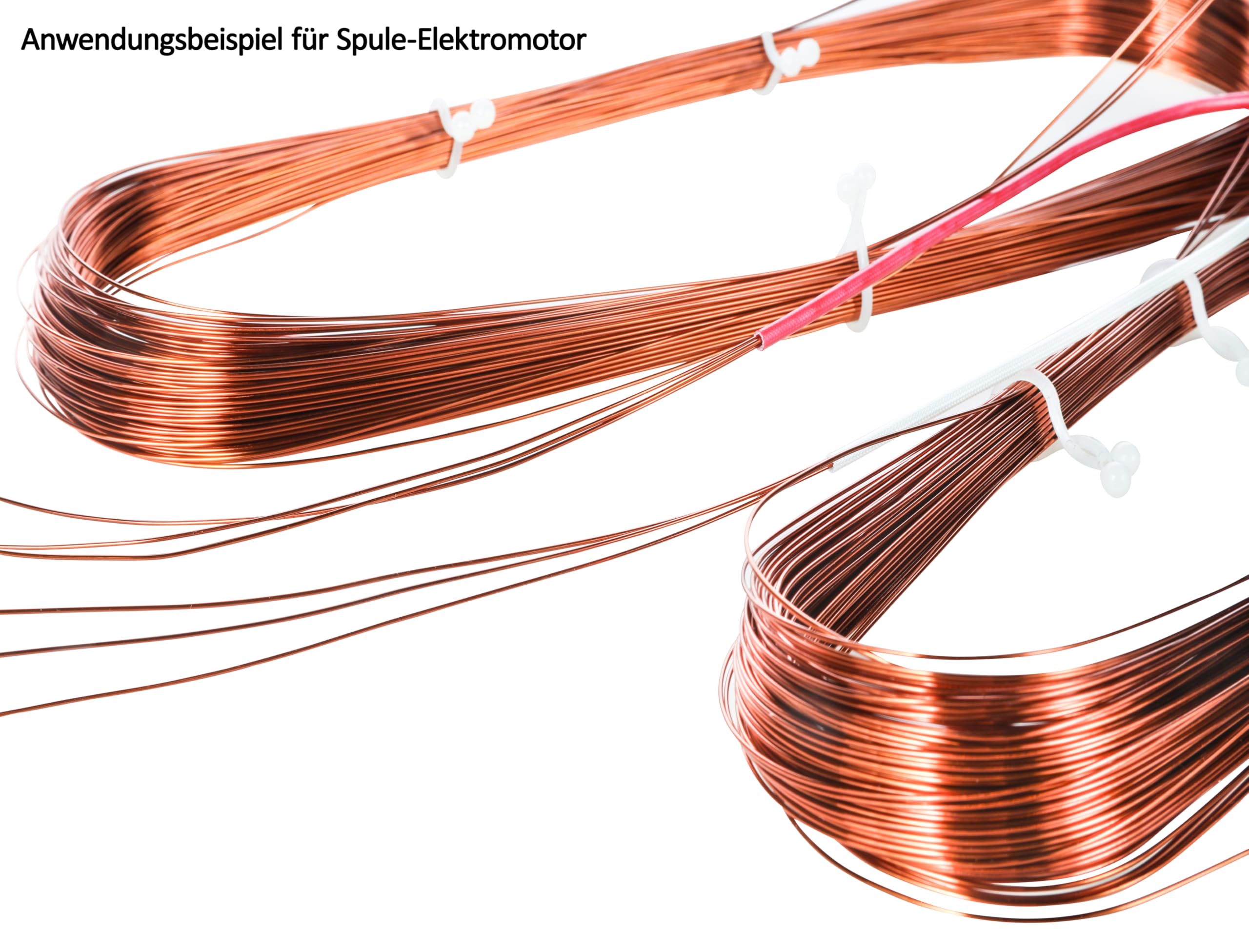 Kupferlackdraht W210 Ø 0,85 mm 2 kg, ca. 385m - CU Lackdraht Grad 2 CUL Kupferdraht Gewicht 2 Kilogramm Durchmesser 0,85 Millimeter Wickeldraht Kupfer Draht nach IEC 60317-13